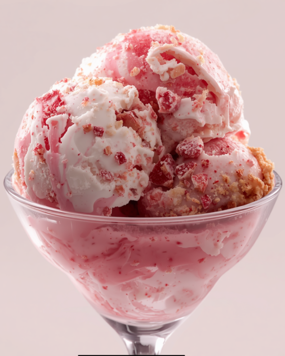 Rhubarb Crumble Ice Cream Recipe