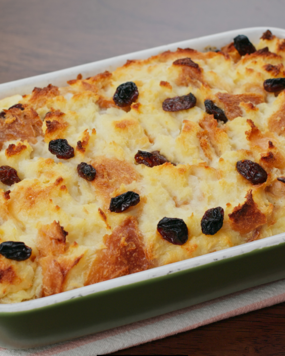 Air Fryer Bread and Butter Pudding Recipe