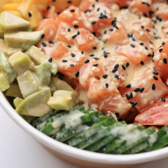 Salmon Salad Bowl